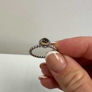 Pandora November Birthstone Ring